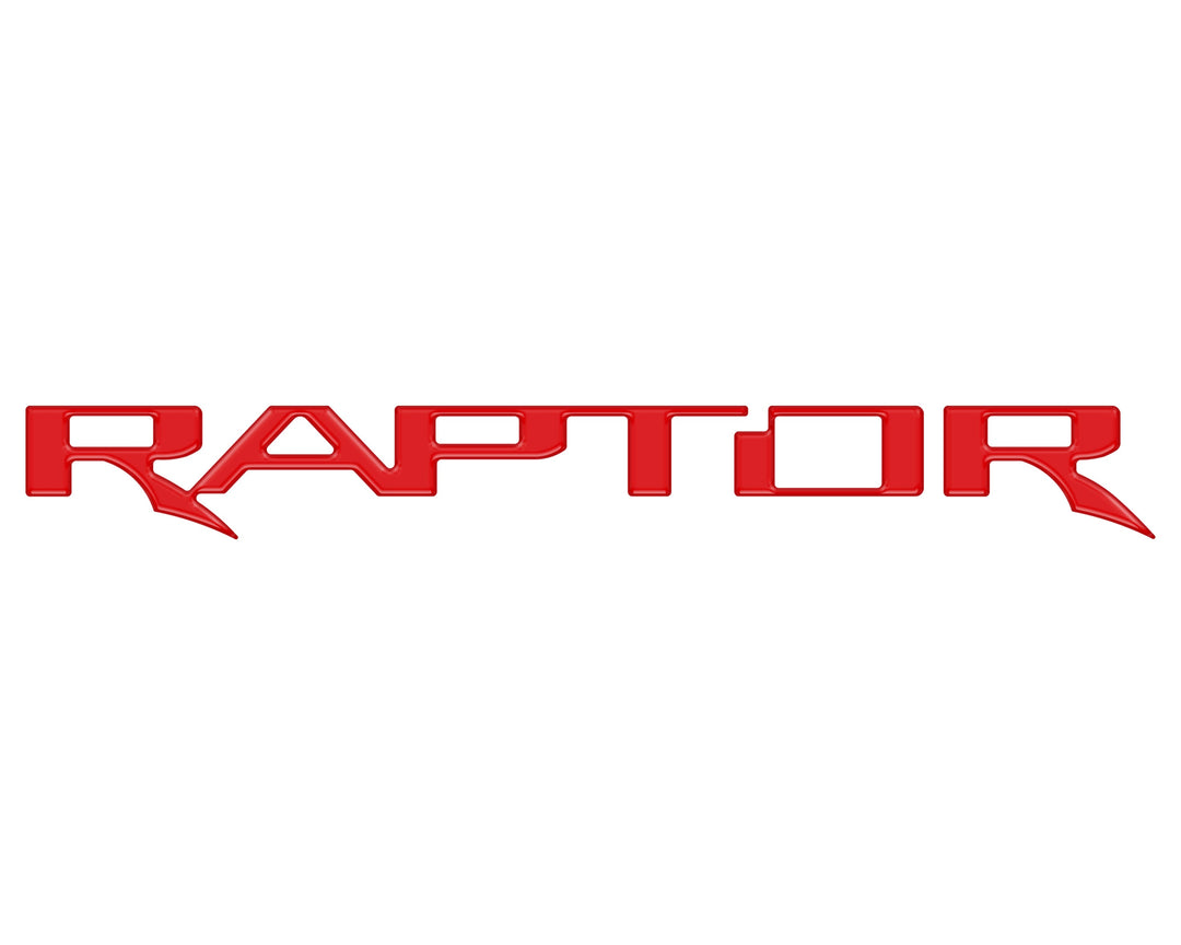 Raptor Tailgate Emblem Inserts Fits 2017-2025 Ford F-150 Raptor
