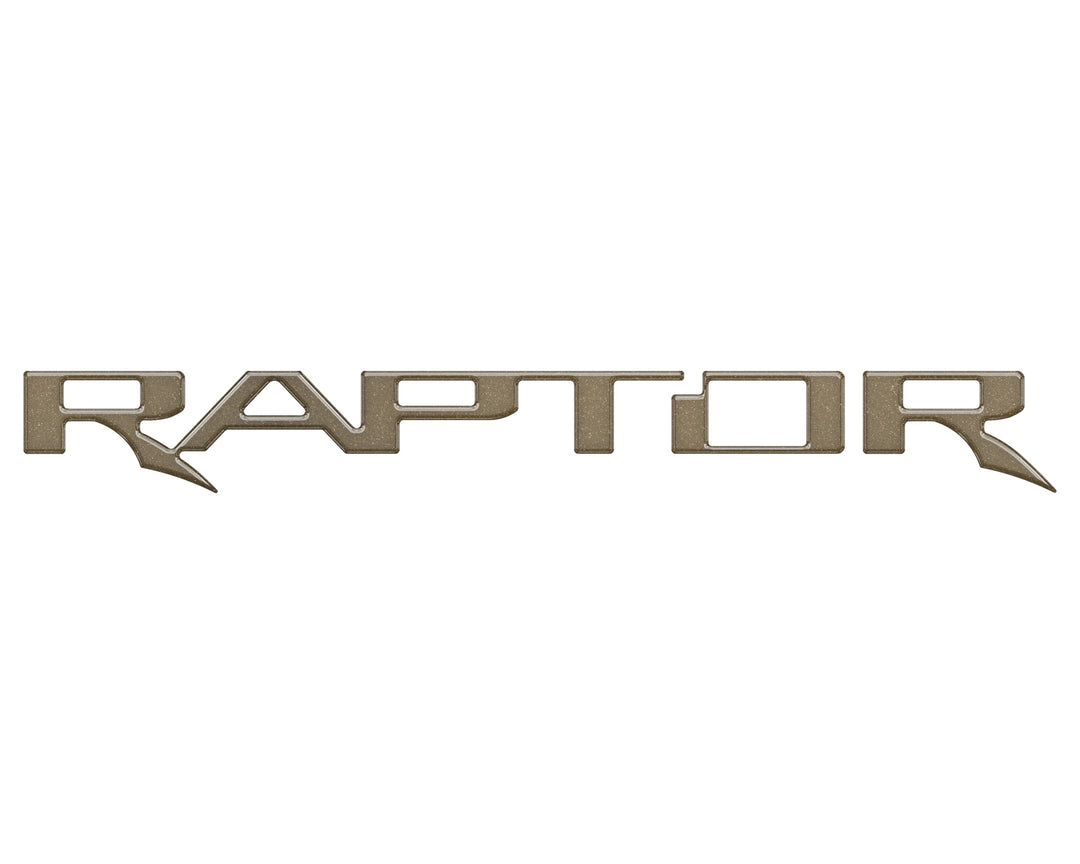 Raptor Tailgate Emblem Inserts Fits 2017-2025 Ford F-150 Raptor
