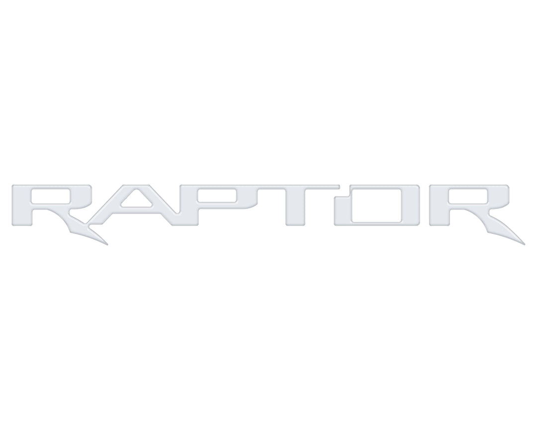 Raptor Tailgate Emblem Inserts Fits 2017-2025 Ford F-150 Raptor