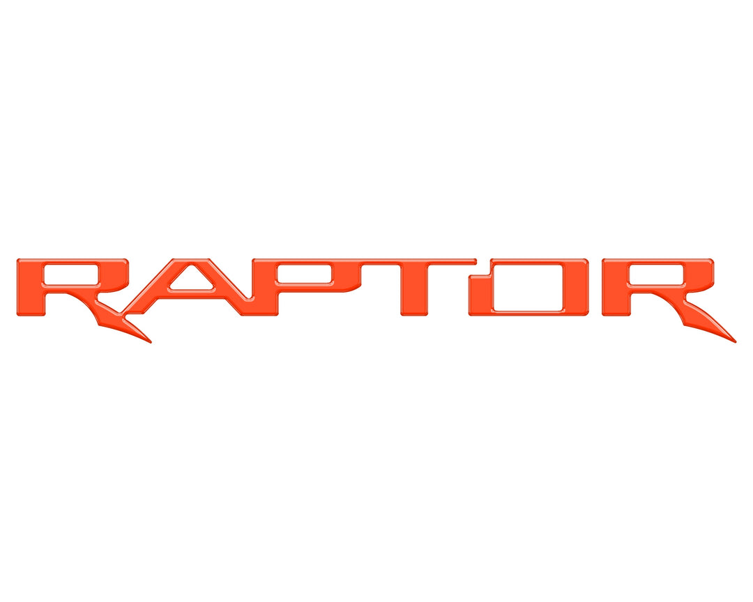 Raptor Tailgate Emblem Inserts Fits 2017-2025 Ford F-150 Raptor