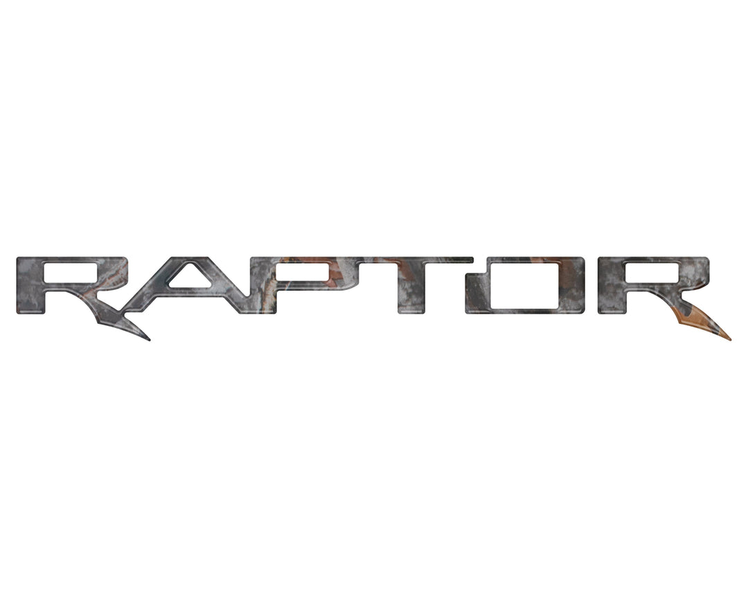 Raptor Tailgate Emblem Inserts Fits 2017-2025 Ford F-150 Raptor