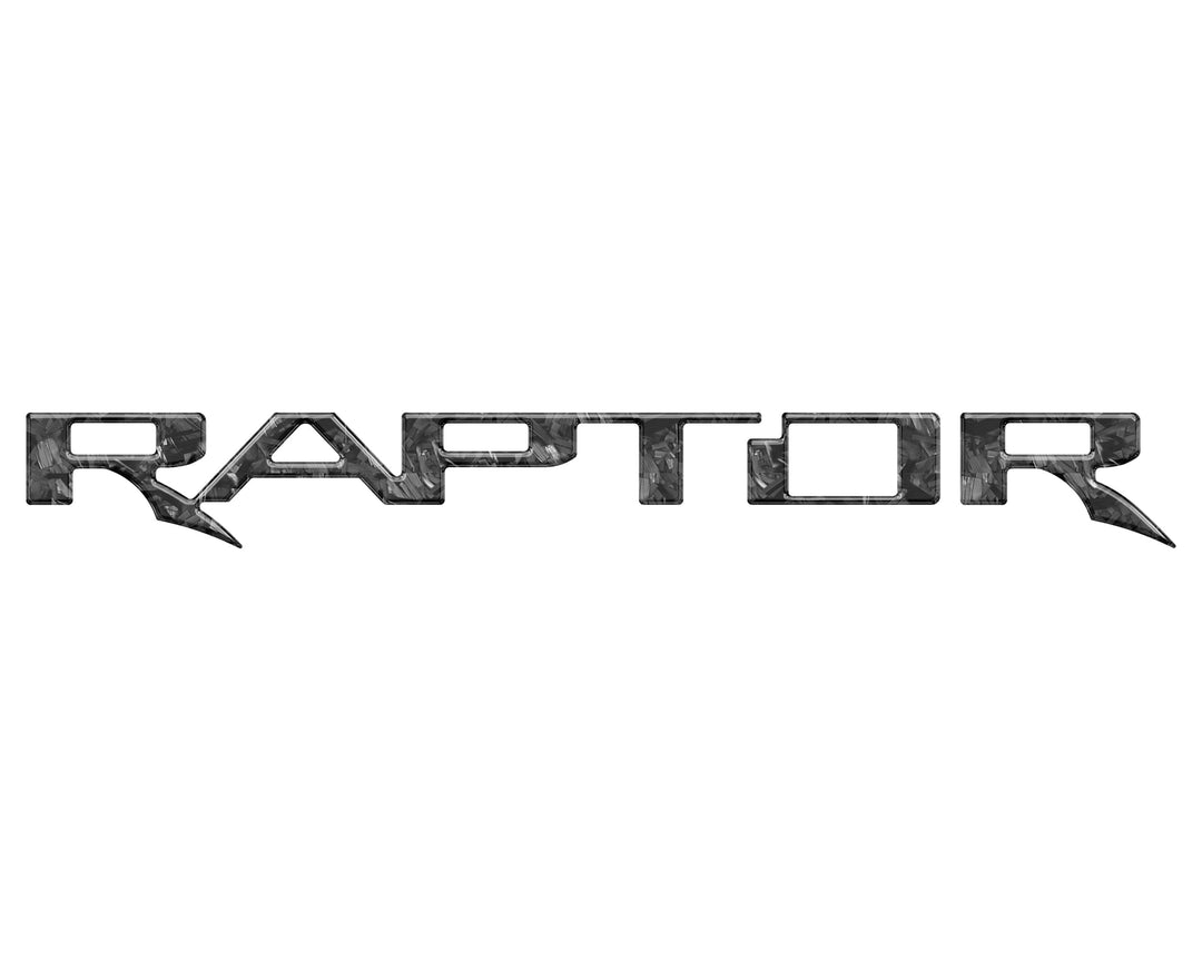 Raptor Tailgate Emblem Inserts Fits 2017-2025 Ford F-150 Raptor