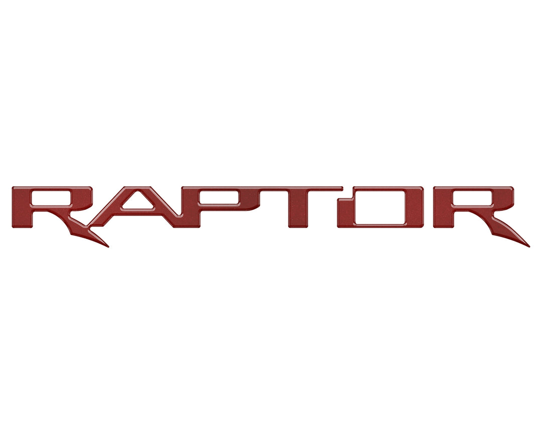 Raptor Tailgate Emblem Inserts Fits 2017-2025 Ford F-150 Raptor