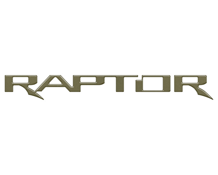 Raptor Tailgate Emblem Inserts Fits 2017-2025 Ford F-150 Raptor