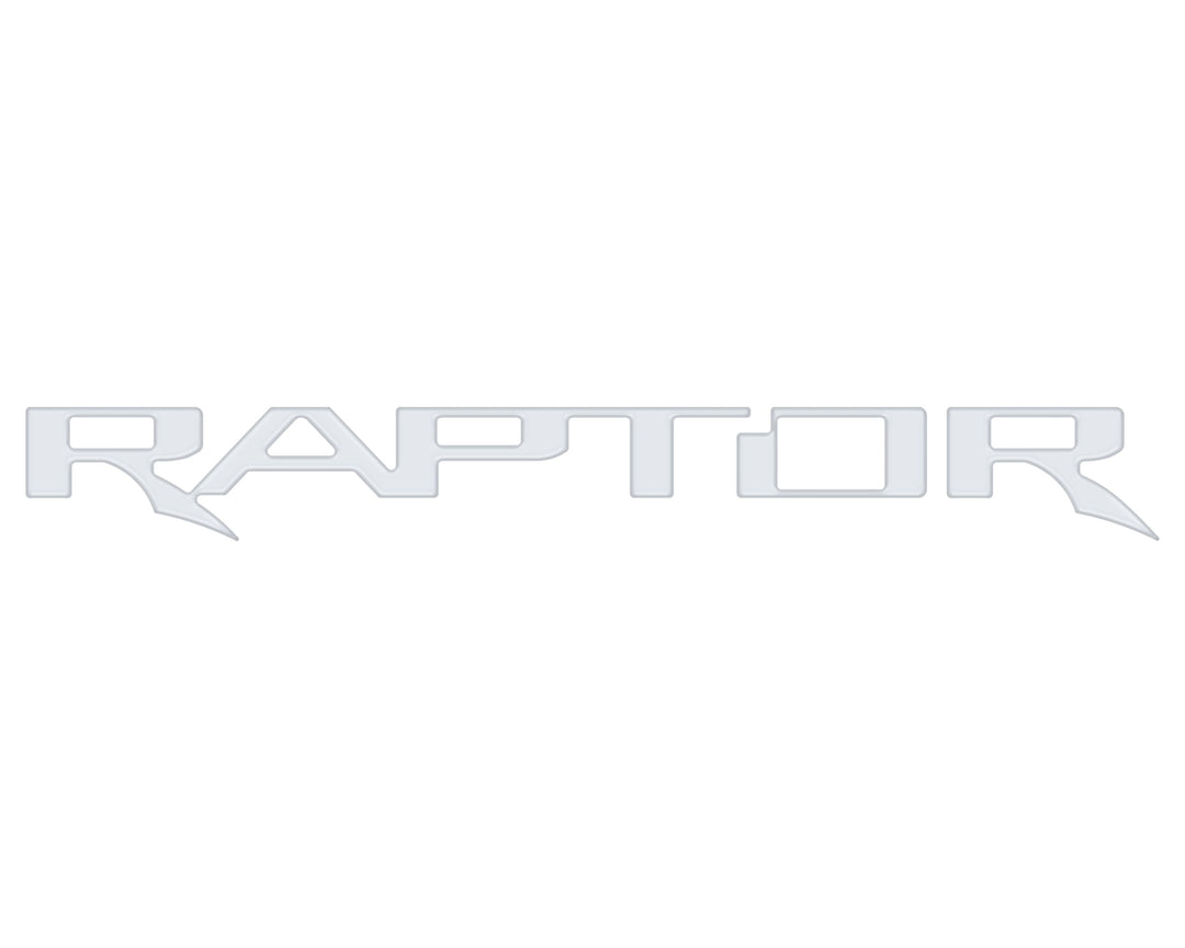 Raptor Tailgate Emblem Inserts Fits 2017-2025 Ford F-150 Raptor