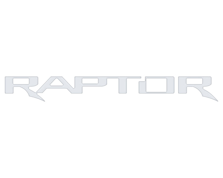 Raptor Tailgate Emblem Inserts Fits 2017-2025 Ford F-150 Raptor