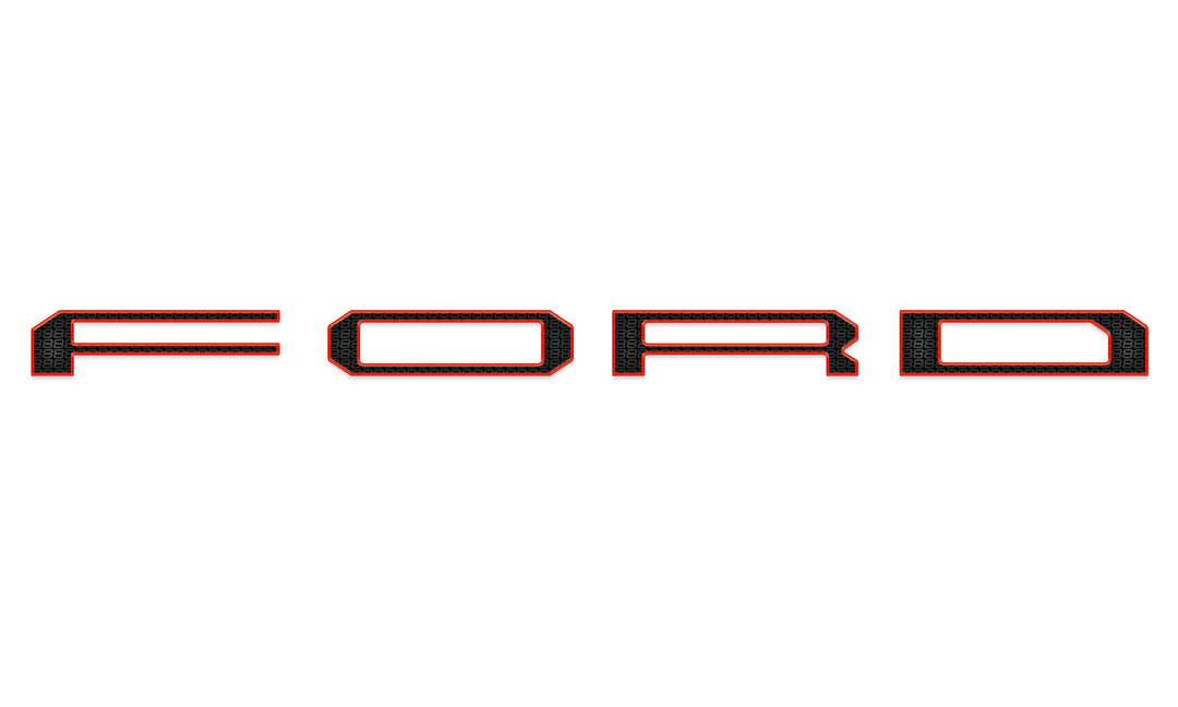 Raptor Tailgate Letter Overlays Fits 2021-2025 Ford F-150 Raptor