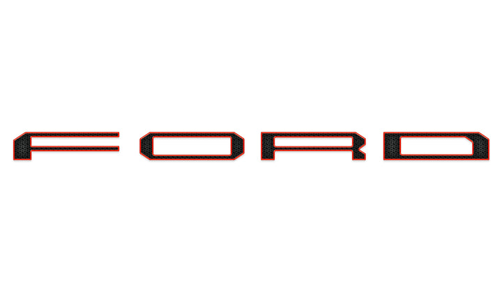Raptor Tailgate Letter Overlays Fits 2021-2025 Ford F-150 Raptor