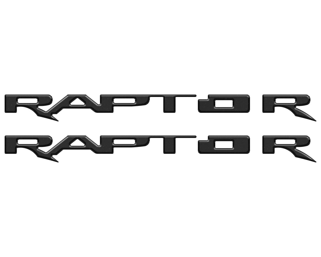 Running Board Emblem Overlays Fits 2017-2024 Ford F-150 Raptor