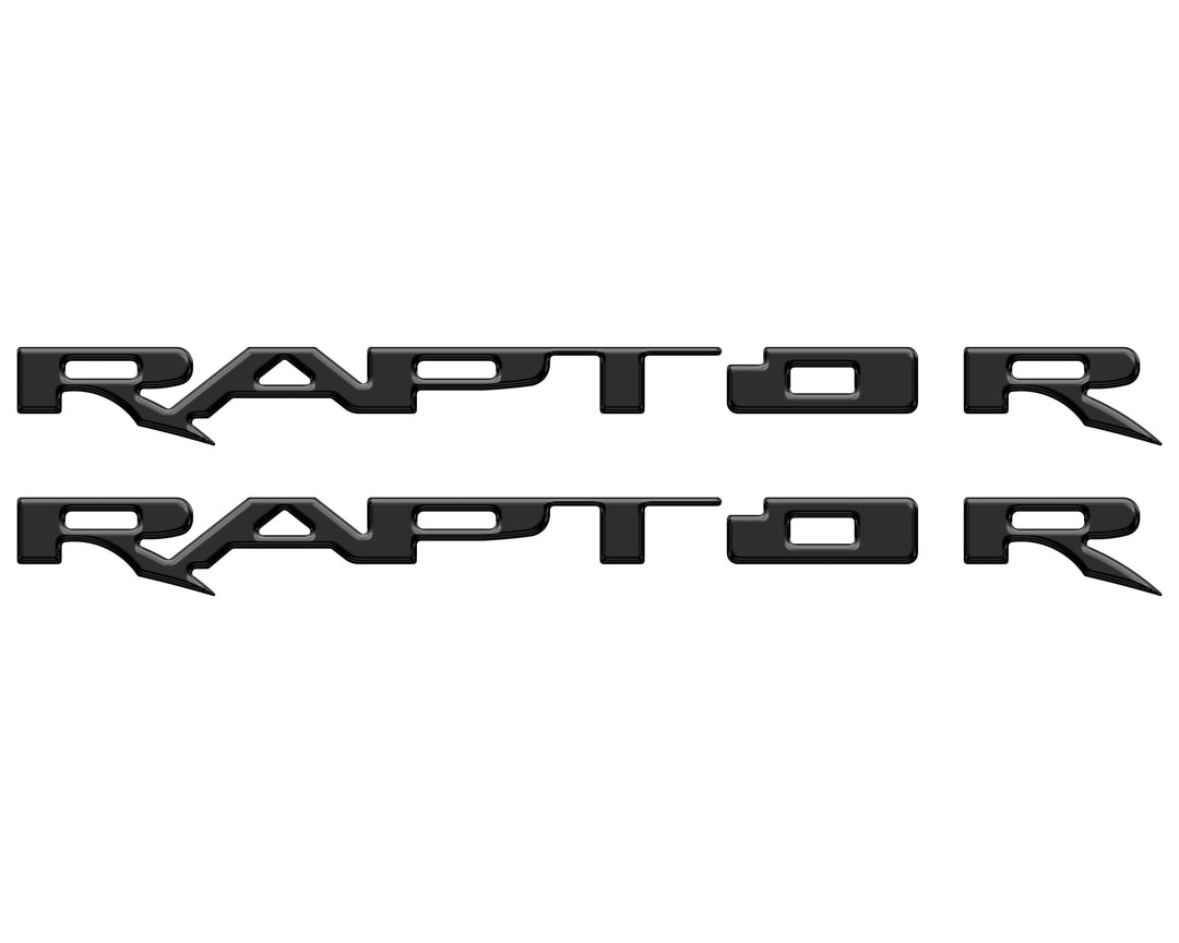 Running Board Emblem Overlays Fits 2017-2024 Ford F-150 Raptor