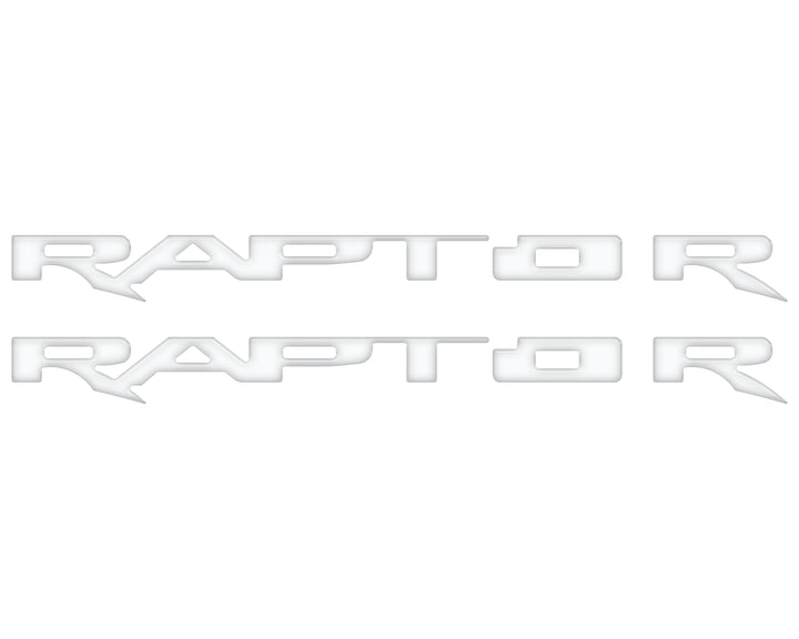 Running Board Emblem Overlays Fits 2017-2024 Ford F-150 Raptor