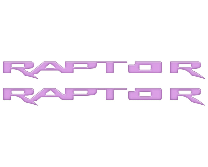 Running Board Emblem Overlays Fits 2017-2024 Ford F-150 Raptor