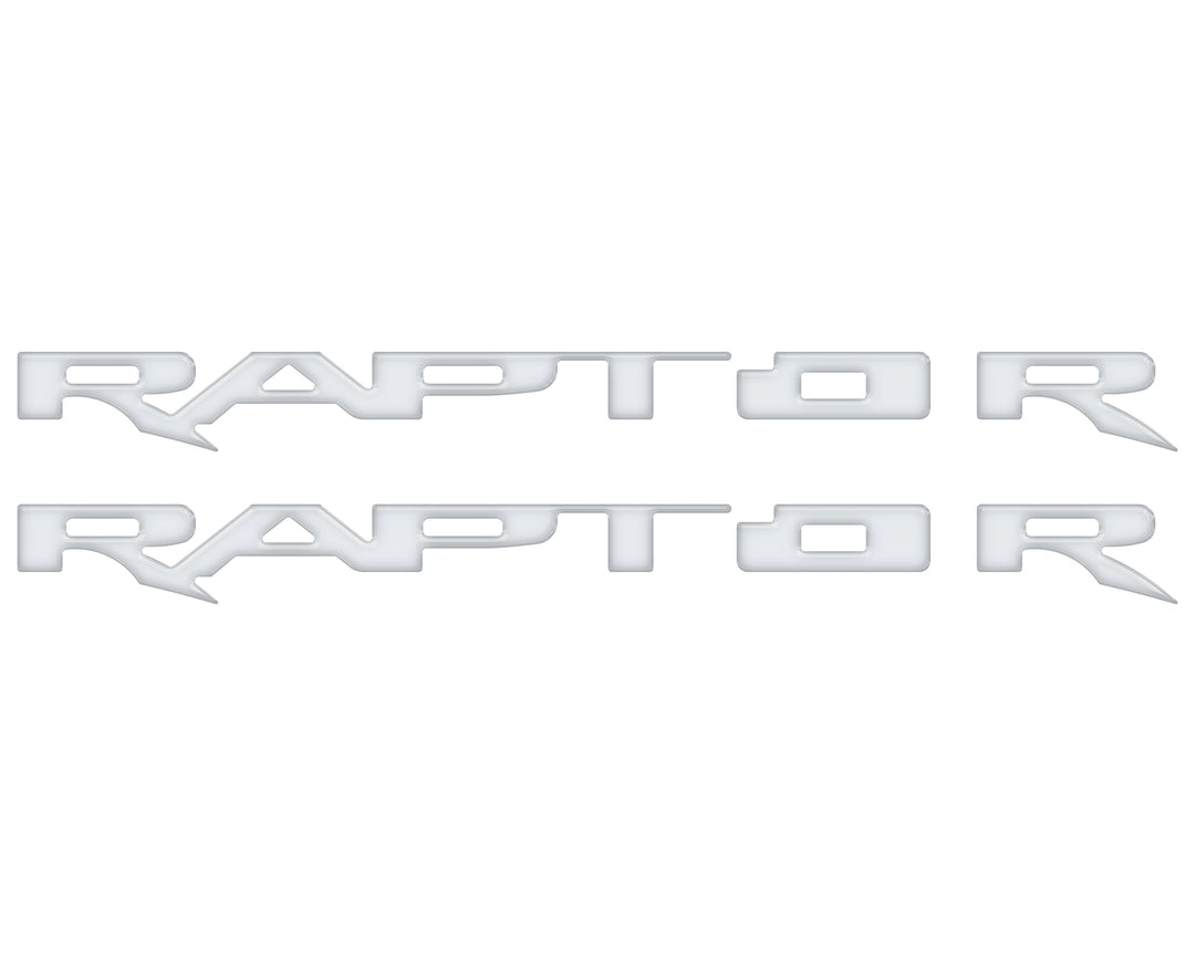 Running Board Emblem Overlays Fits 2017-2024 Ford F-150 Raptor