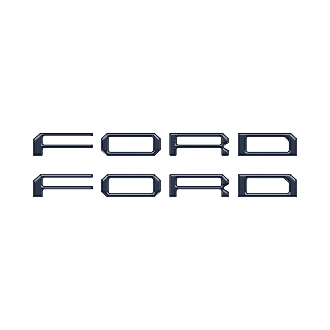 Tremor/Raptor Running Board Letter Inserts Fits 2025-2026 Ford F-150