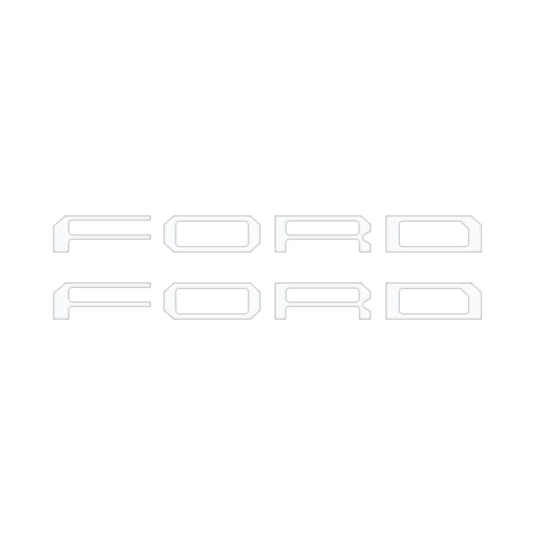 Tremor Running Board Letter Inserts Fits 2020-2026 Ford Super Duty Tremor
