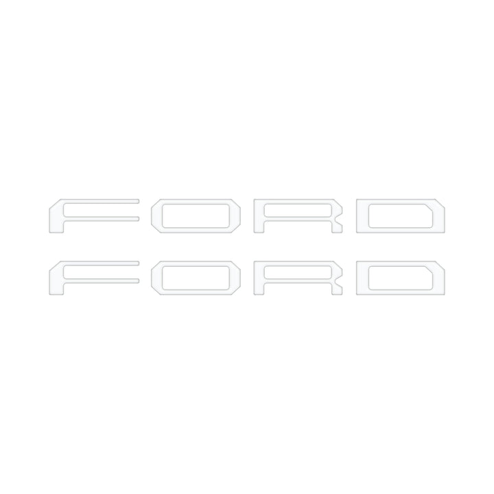 Tremor Running Board Letter Inserts Fits 2021-2024 Ford F-150