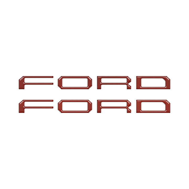 Tremor/Raptor Running Board Letter Inserts Fits 2025-2026 Ford F-150