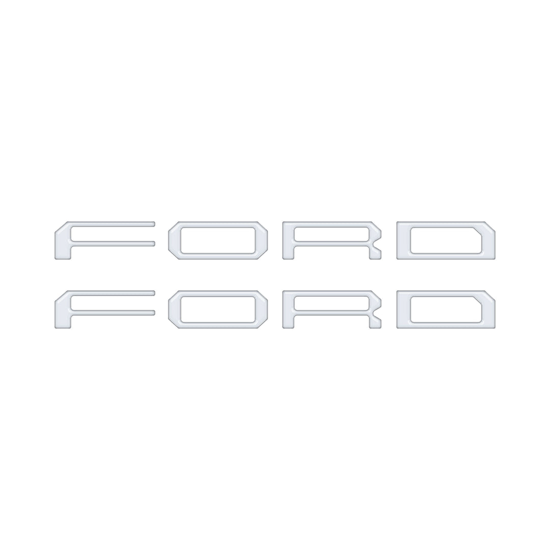 Tremor Running Board Letter Inserts Fits 2020-2026 Ford Super Duty Tremor