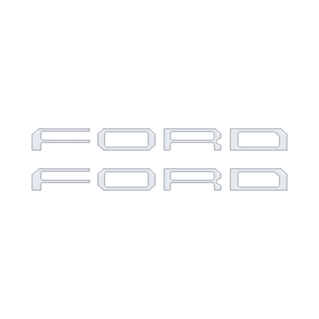 Tremor Running Board Letter Inserts Fits 2020-2026 Ford Super Duty Tremor