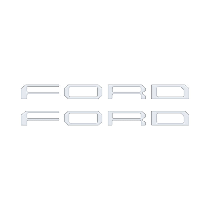 Tremor Running Board Letter Inserts Fits 2020-2026 Ford Super Duty Tremor