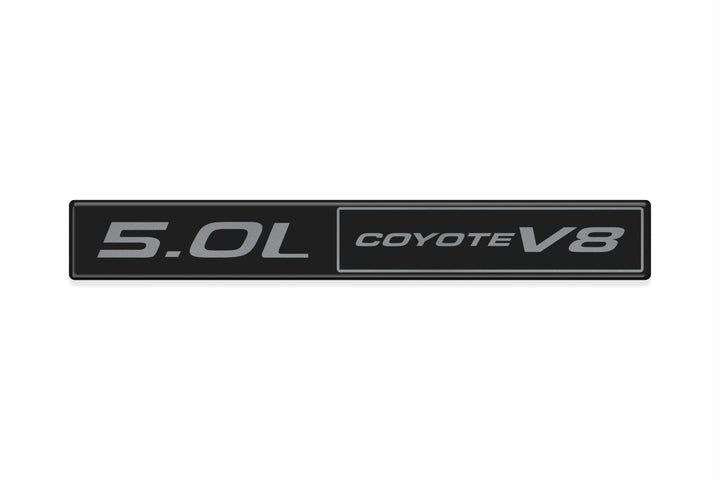 5.0L Coyote V8 Badge Fits Any Ford Model