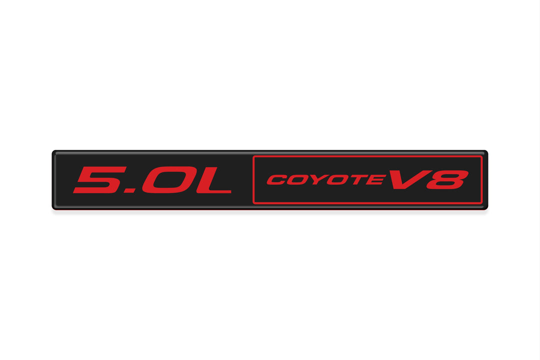 5.0L Coyote V8 Badge Fits Any Ford Model
