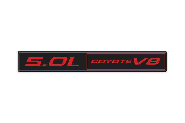 5.0L Coyote V8 Badge Fits Any Ford Model