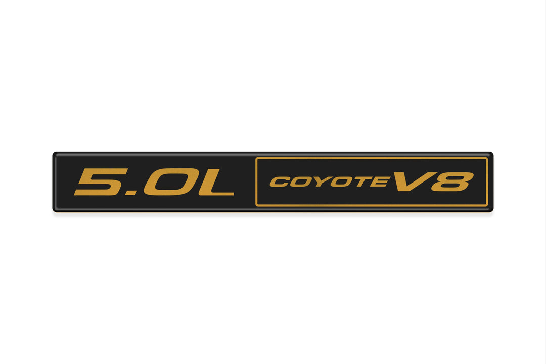 5.0L Coyote V8 Badge Fits Any Ford Model