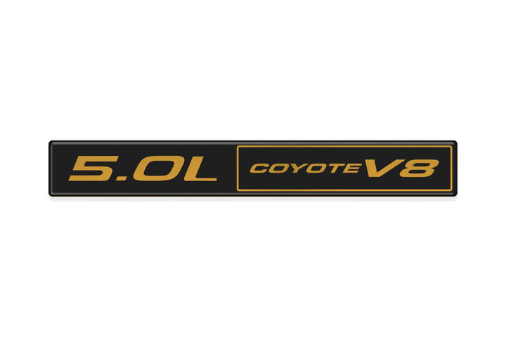5.0L Coyote V8 Badge Fits Any Ford Model