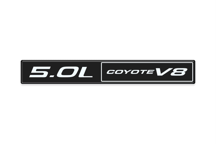5.0L Coyote V8 Badge Fits Any Ford Model