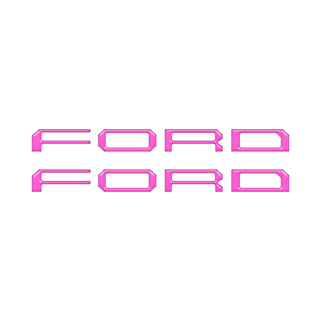 Tremor/Raptor Running Board Letter Inserts Fits 2025-2026 Ford F-150