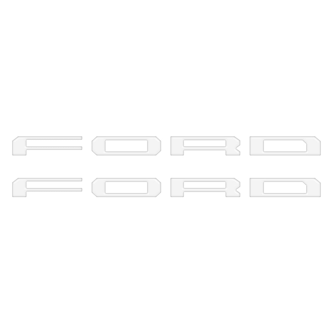 Lightning Running Board Overlays Fits 2022-2025 Ford F150 Lightning