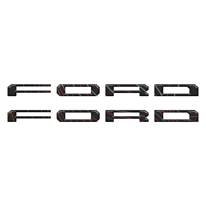 Lightning Running Board Overlays Fits 2022-2025 Ford F150 Lightning