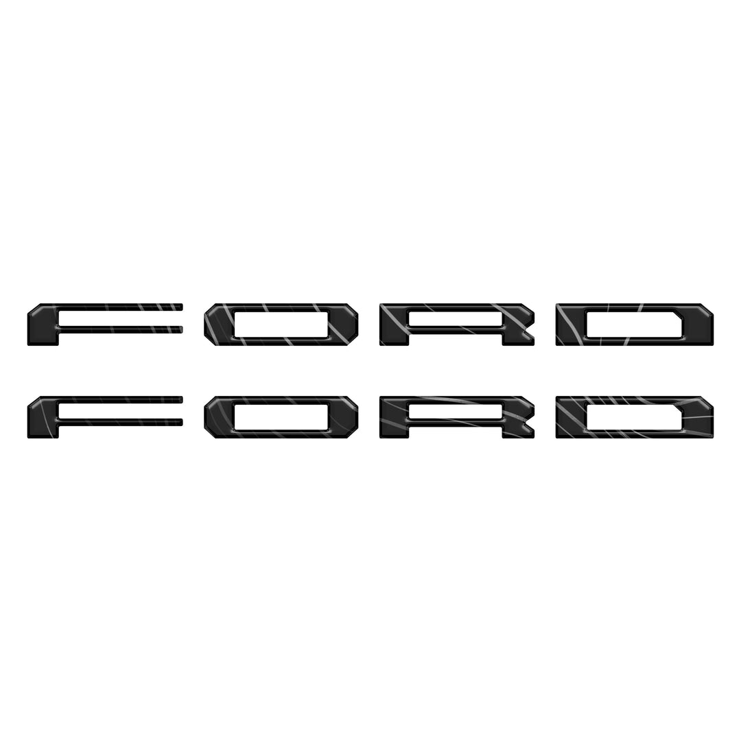 Lightning Running Board Overlays Fits 2022-2025 Ford F150 Lightning