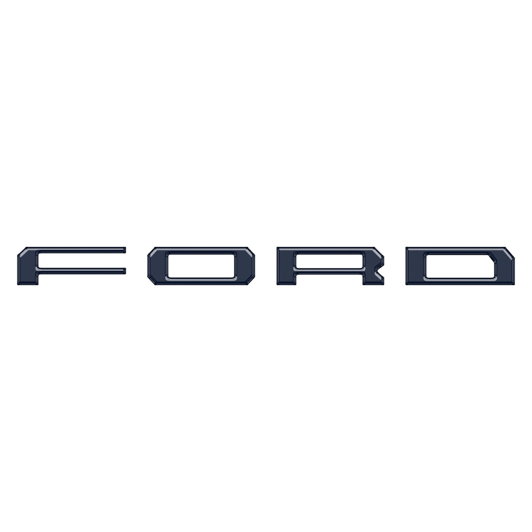 Inner Tailgate Letter Inserts Fits 2022-2025 Ford F-150 Lightning