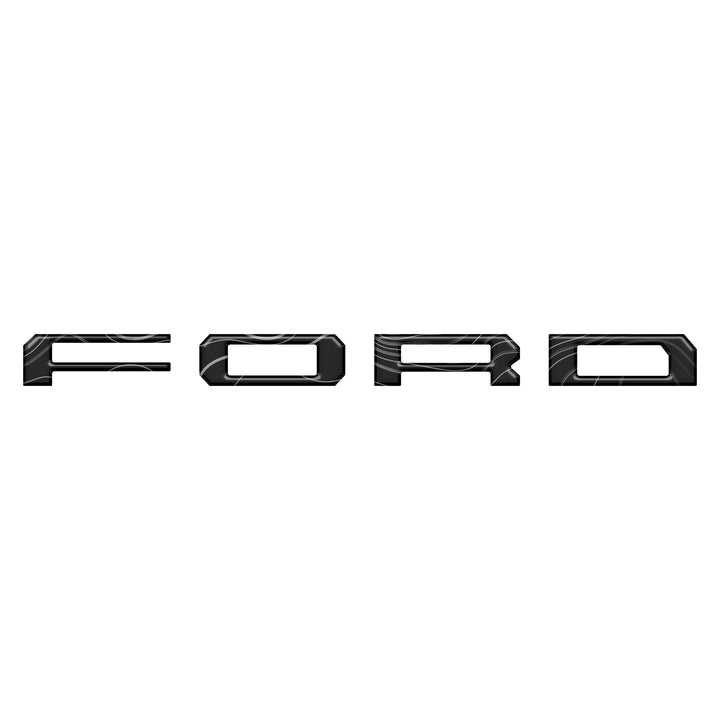 Inner Tailgate Letter Inserts Fits 2022-2025 Ford F-150 Lightning