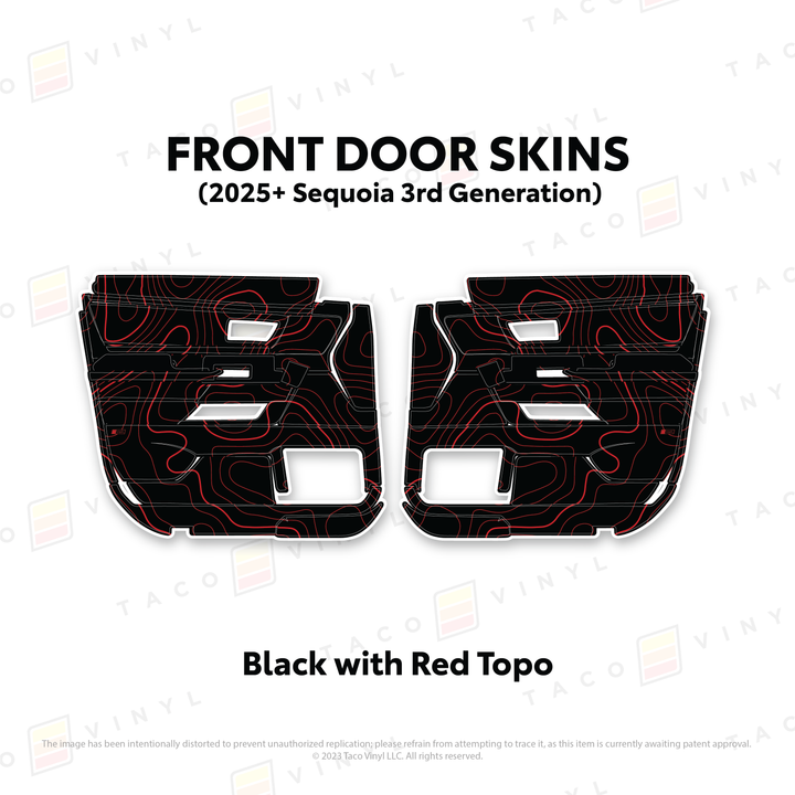 2023+ Sequoia Door Skins