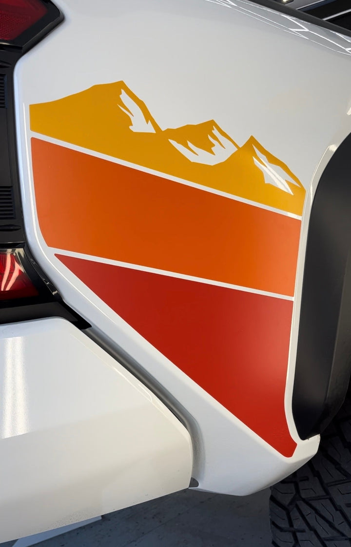 2024+ Tacoma Lower Bedside Decals - Designed