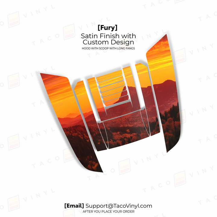 2024+ Tacoma/2025+ 4Runner Fury Hood Scoop Stamp