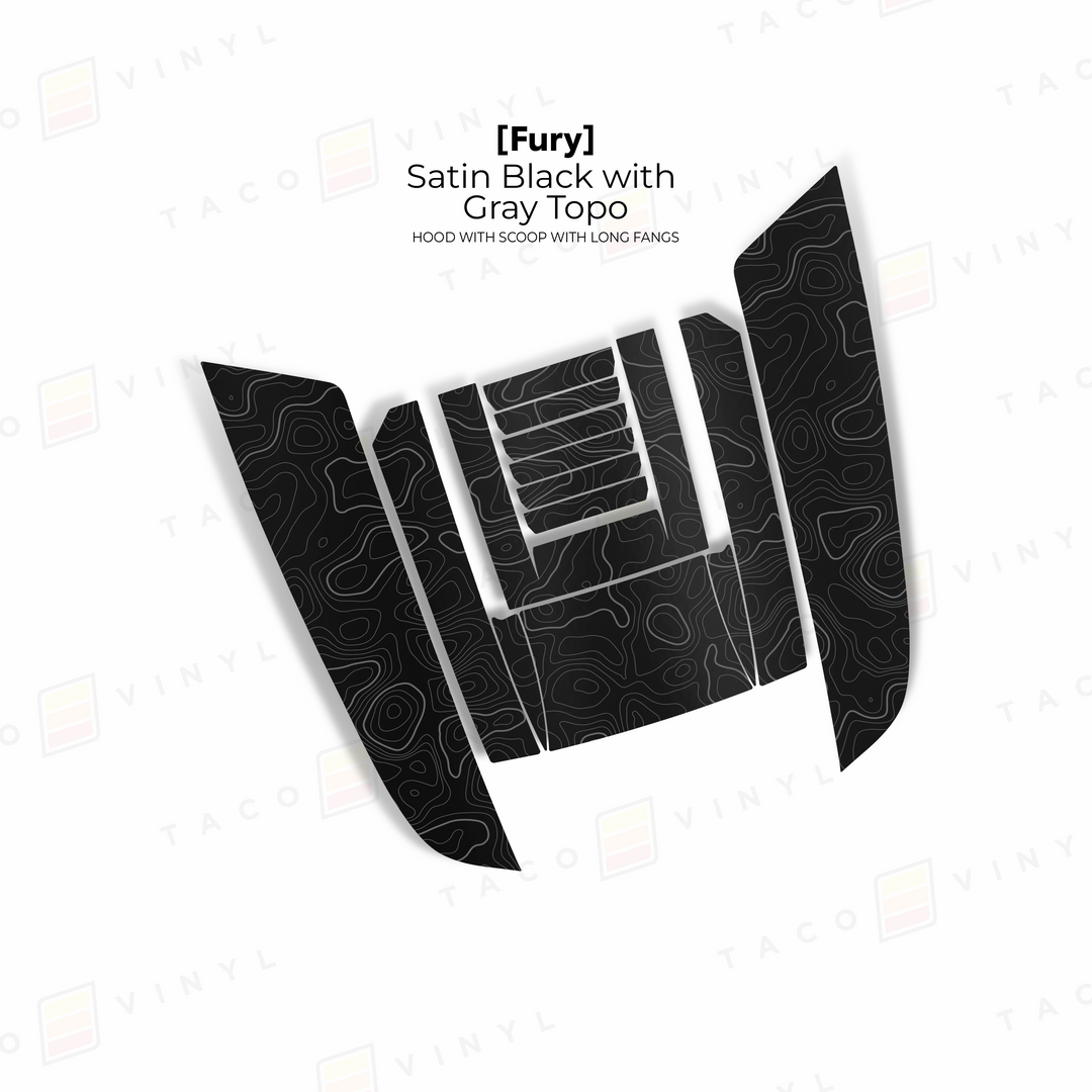 2024+ Tacoma/2025+ 4Runner Fury Hood Scoop Stamp