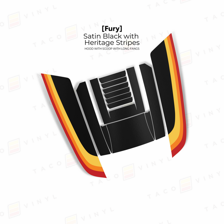 2024+ Tacoma/2025+ 4Runner Fury Hood Scoop Stamp