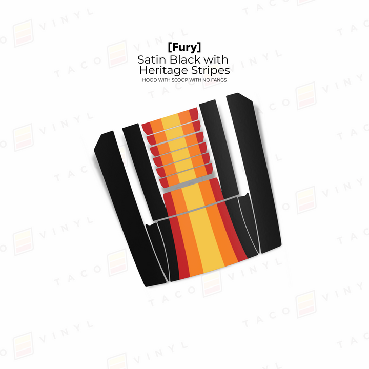 2024+ Tacoma/2025+ 4Runner Fury Hood Scoop Stamp