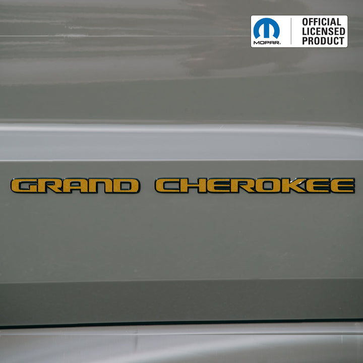 GRAND CHEROKEE Door Emblem Overlay Decal Set | Fits 2017–2022 WK2