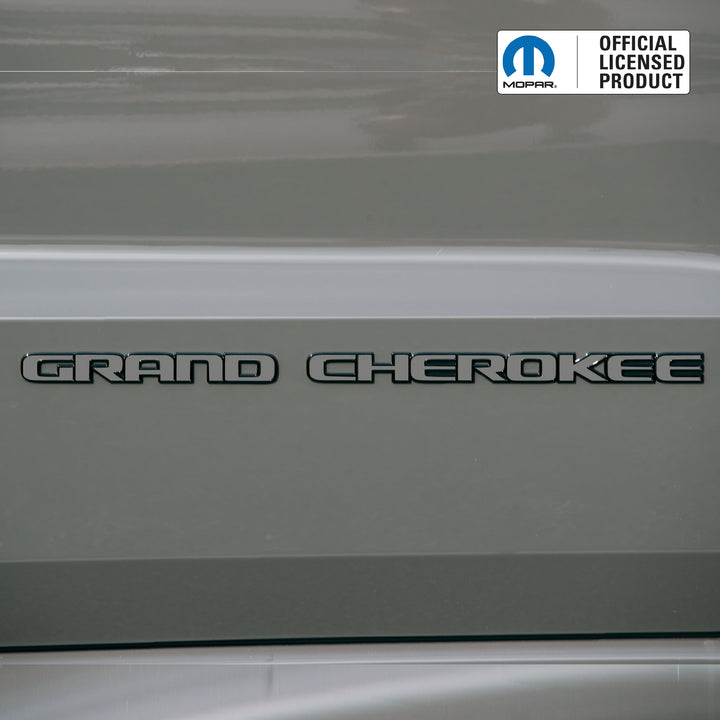 GRAND CHEROKEE Door Emblem Overlay Decal Set | Fits 2017–2022 WK2