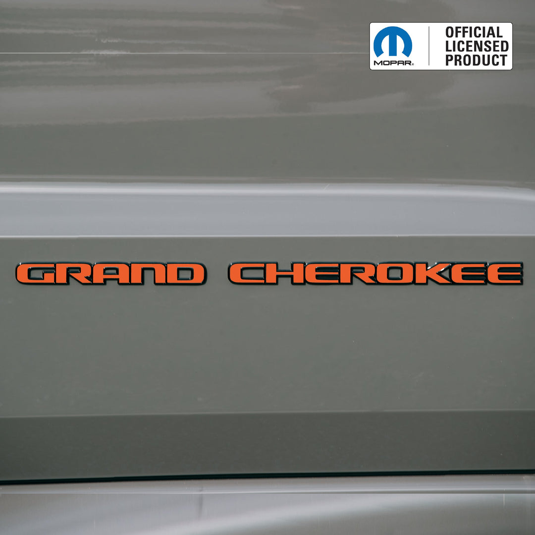 GRAND CHEROKEE Door Emblem Overlay Decal Set | Fits 2017–2022 WK2