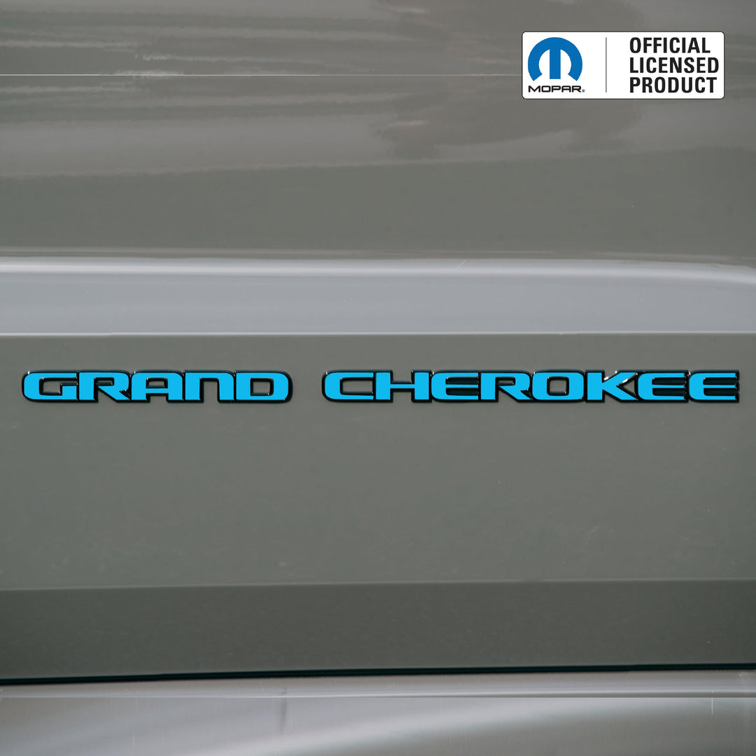 GRAND CHEROKEE Door Emblem Overlay Decal Set | Fits 2017–2022 WK2