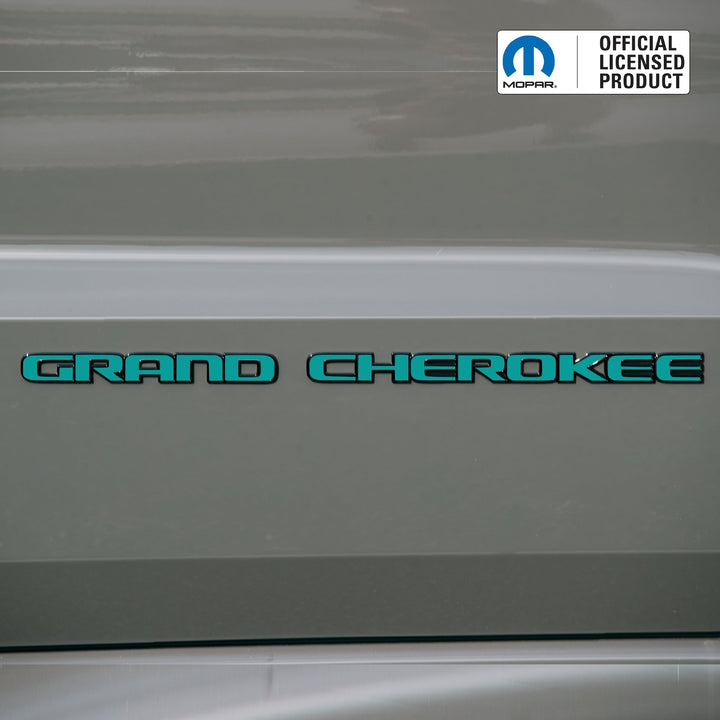 GRAND CHEROKEE Door Emblem Overlay Decal Set | Fits 2017–2022 WK2