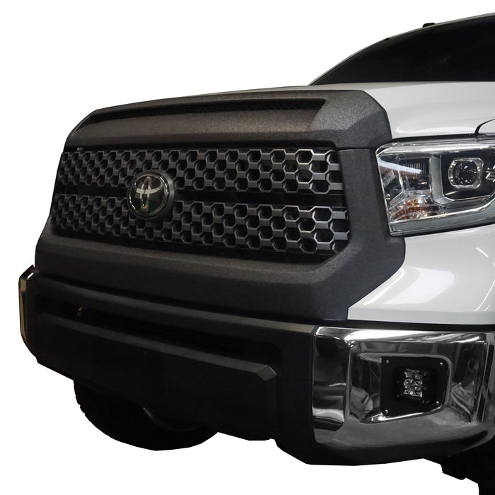 2014-2021 Toyota Tundra Grille Surround and Hood Bulge Overlay - Chrome Delete Kit