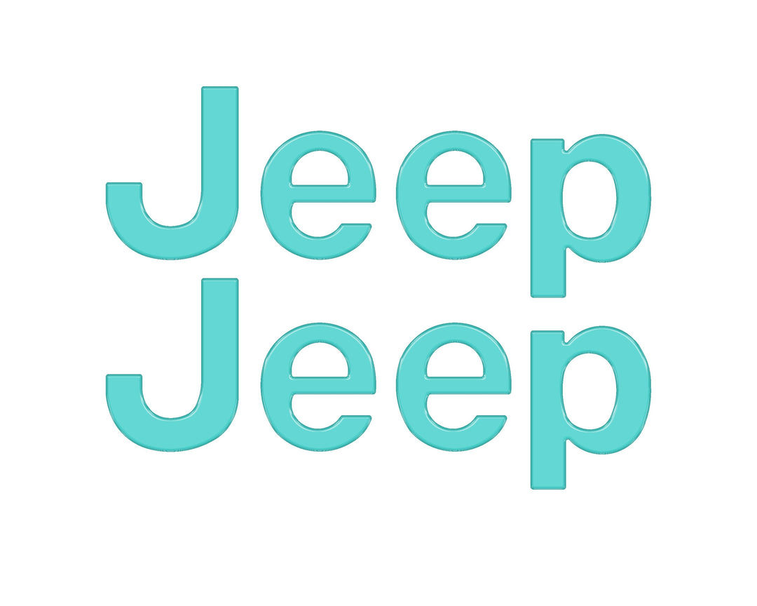 Driver & Passenger Side Emblem Overlays Fits 2019-2025 Jeep Gladiator