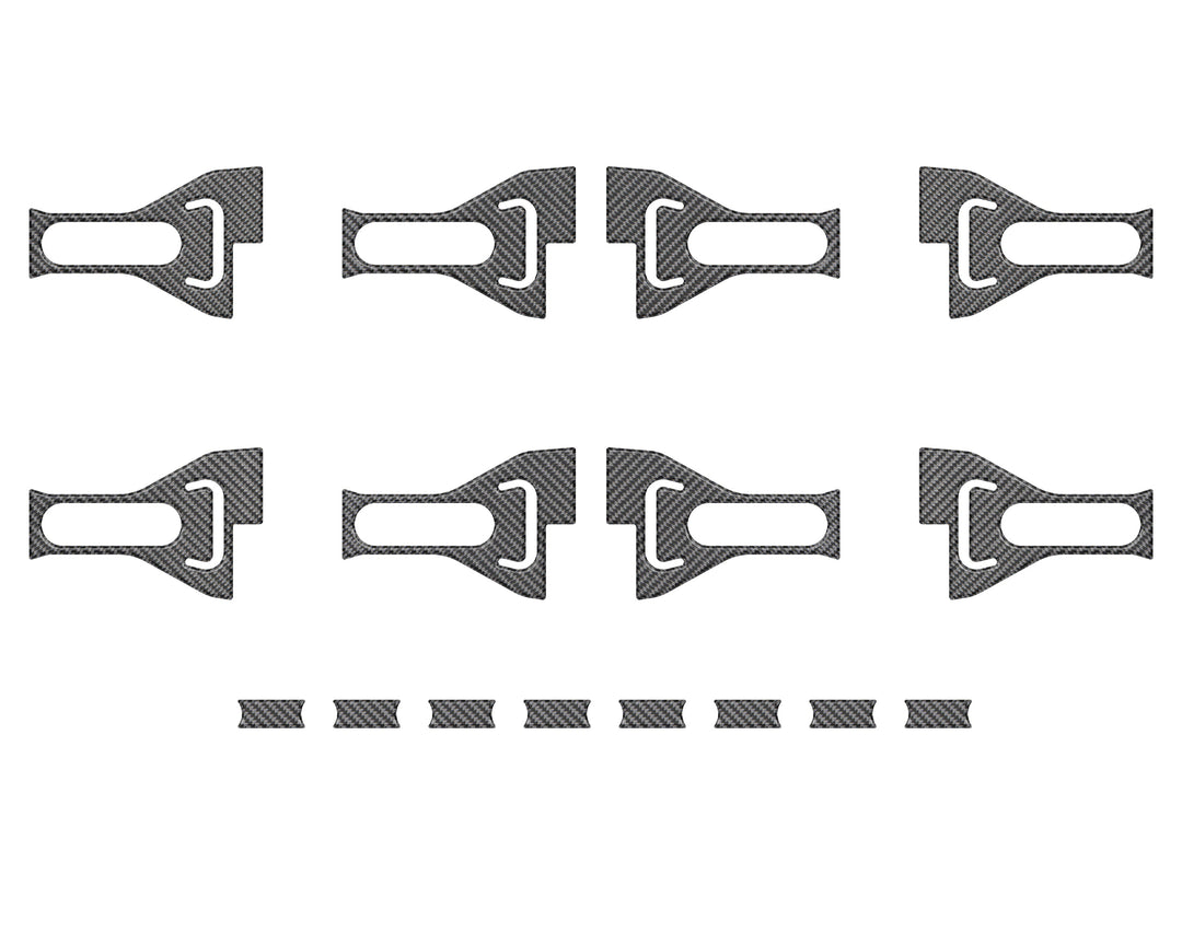 Door Hinge Overlays Fits 2019-2025 Jeep Gladiator